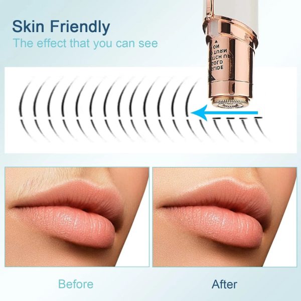 "Painless Facial Hair Remover – Smooth Skin in Seconds!"