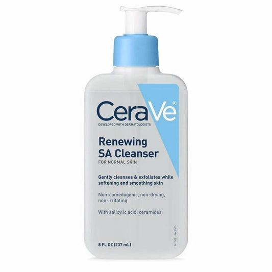 Cerave Hydrating Facial Cleanser - Exfoliating, Removes Dirt, Oil & Makeup