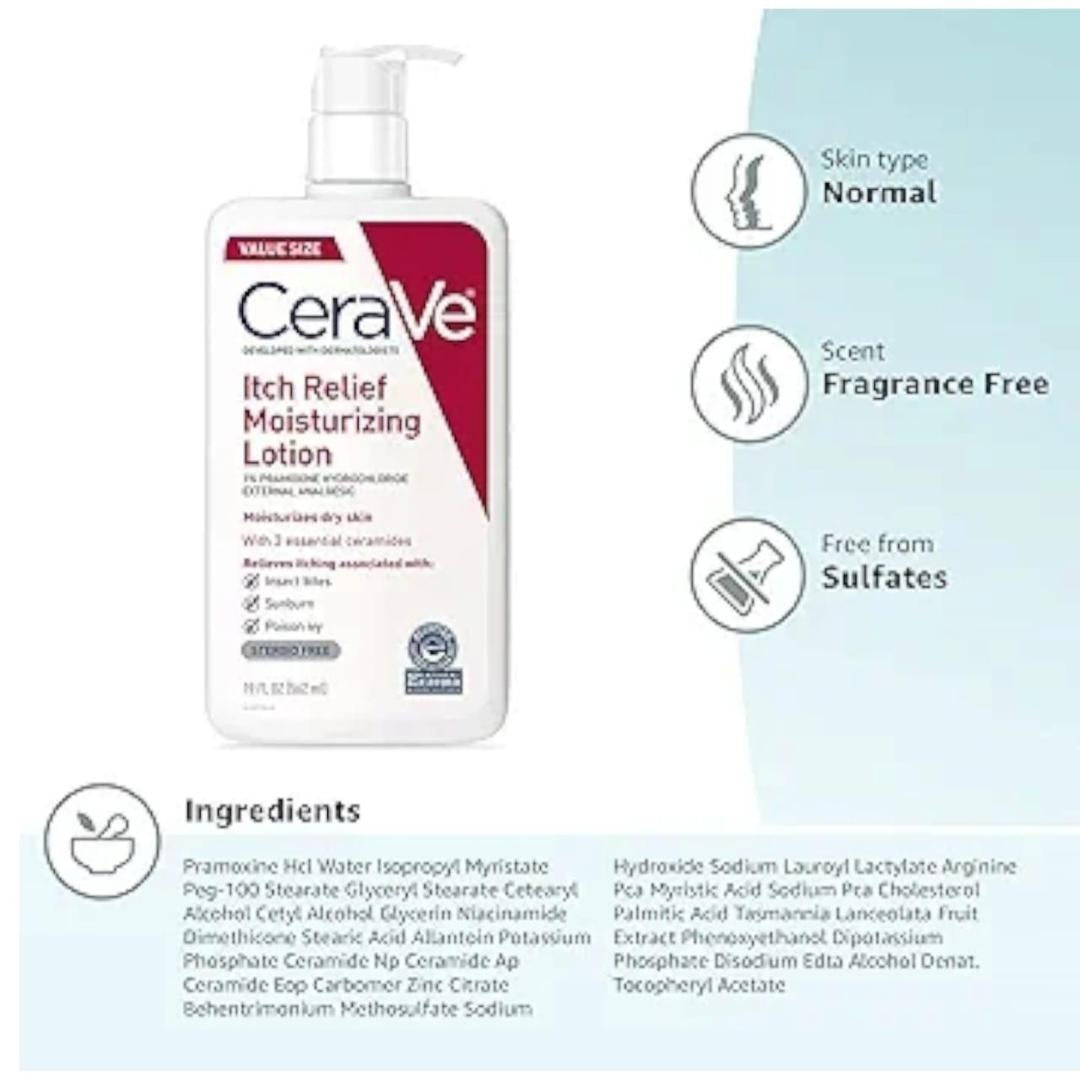 CeraVe Itch Relief Moisturizing Lotion - 237ml