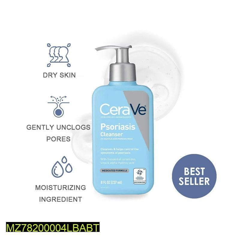 Hydrating Exfoliator Facial Cleanser with Salicylic Acid – 237ml | Blue Psoriasis Treatment