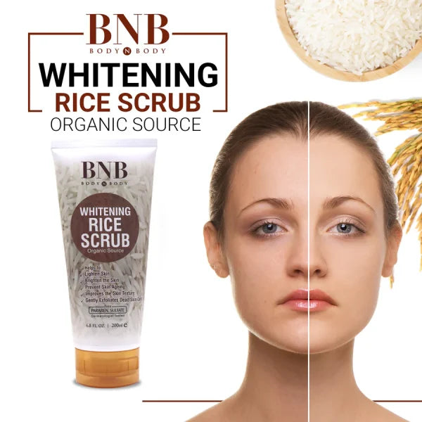 3in 1  Bnb-rice Extract Brightening Skincare Kit | Face Wash, Scrub & Mask