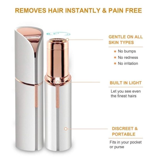 "Painless Facial Hair Remover – Smooth Skin in Seconds!"